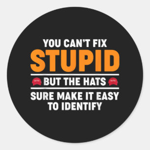 Je kunt niet hard werken, maar de Petten zorgen er Ronde Sticker