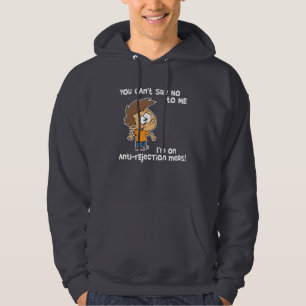 Je kunt niet nee zeggen tegen mij - met cartoon jo hoodie