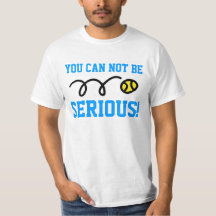 Je kunt niet serieus zijn! tennissweatshirt T-shir