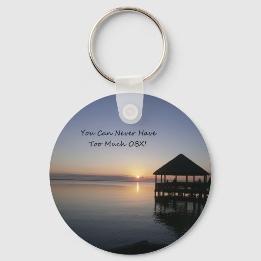 Je kunt nooit te veel buitenbanken hebben sleutelhanger (Voorkant)