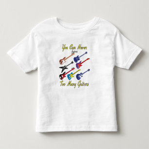Je kunt nooit te veel gitaren hebben - kleurrijk kinder shirts