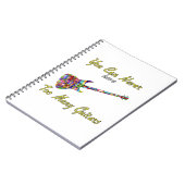 Je kunt nooit te veel gitaren hebben - kleurrijk notitieboek (Linkerzijde)