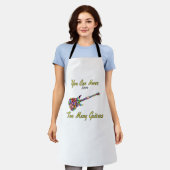 Je kunt nooit te veel gitaren hebben - kleurrijk schort (Gedragen)