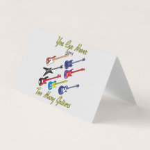 Je kunt nooit te veel gitaren hebben