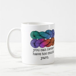 Je kunt nooit te veel schimmelvorming in Yarn hebb Koffiemok