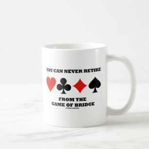 Je kunt nooit terugkeren van het spel van de brug koffiemok