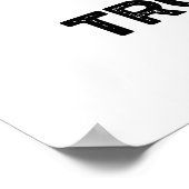 Je kunt op Vlees Funny Steak Pun vertrouwen Poster (Hoek)