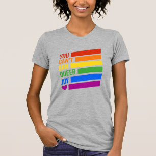 Je kunt queer vreugde niet verbieden t-shirt