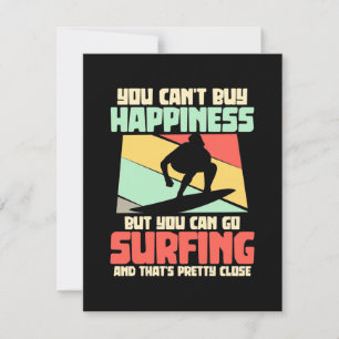 Je kunt surfen bedankkaart