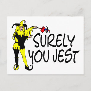 Je kunt toch wel Jest Jester Briefkaart