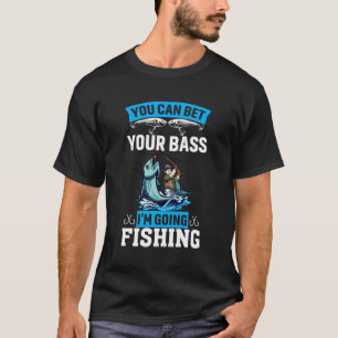 Je kunt wedden dat ik op de visser ga Gevist T-shirt