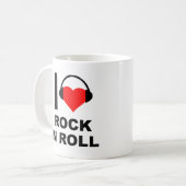 Je ♥ la tasse drôle de rock (Devant gauche)