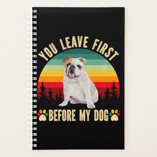 Je laat eerst achter voor mijn hond. planner (Voorkant)