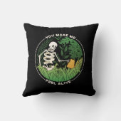 Je laat me een levend skelet voelen dat Planten be Kussen (Achterkant)