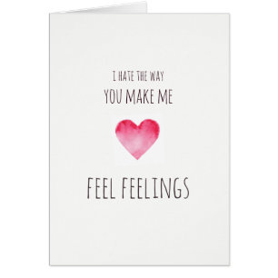 Je laat me gevoelens Valentijns voelen