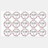 Je laat me kleurrijke harten valentijn cadeau smel labels (Vel)