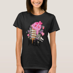 Je laat me schijnen met kreukskeletten en vrolijke t-shirt