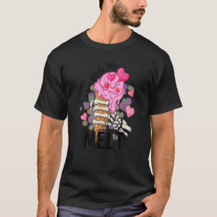 Je laat me schijnen met kreukskeletten en vrolijke t-shirt