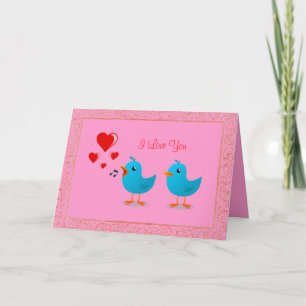 Je laat me Tortelduifjes custom Valentijn zingen Feestdagen Kaart