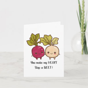 Je laat mijn hart een slag overslaan Beet Valentij Kaart