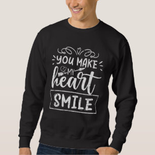 Je laat mijn hart glimlachen Couple Matching Love Trui