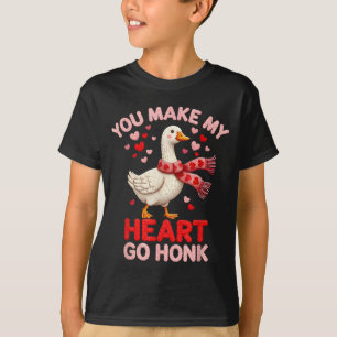 Je laat mijn hart toeteren Gans Nep garen Liefhebb T-shirt