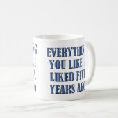 Je l'ai aimé d'abord tasse drôle ou tasse de (Devant droit)