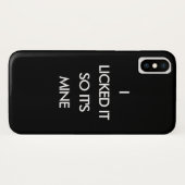 JE L'AI AIMÉ DONC C'EST LE coque iphone À MOI (Dos (Horizontal))