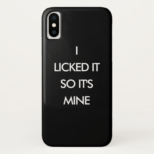 JE L'AI AIMÉ DONC C'EST LE coque iphone À MOI (Dos)