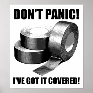 Je l'ai couvert Poster drôle