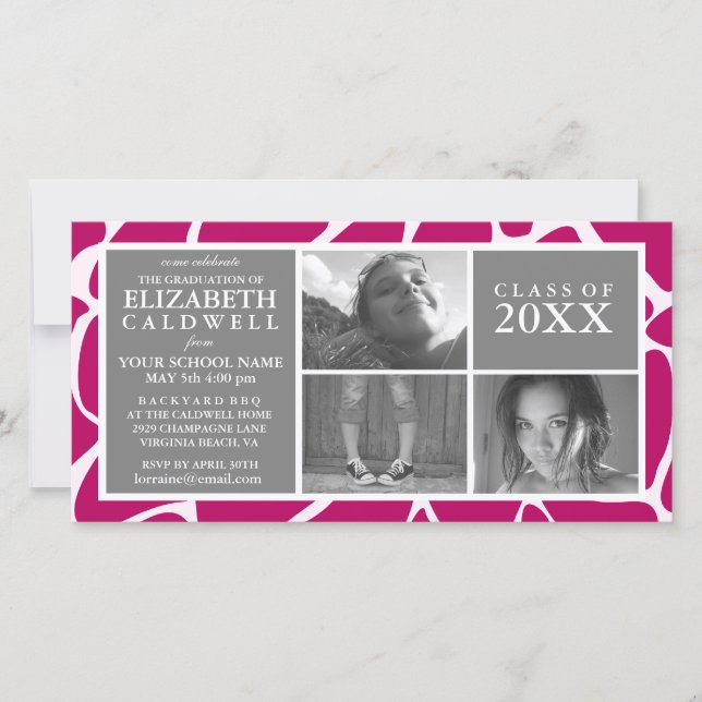 Je L'Ai Fait ! Faire-part Carte photo (Devant)