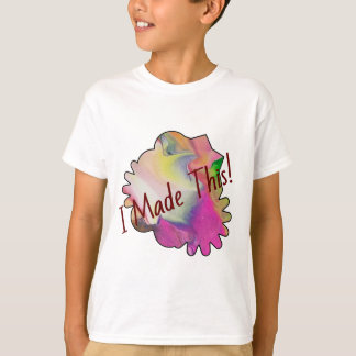 "Je l'ai fait !" T-shirt basique pour enfants