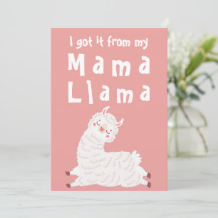 Je l'ai reçu de ma carte de la Fête des Mères Llam