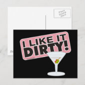 Je l'aime les cartes postales sales (Devant / Derrière)
