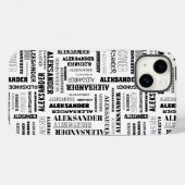 Je (lange) naam is hier te vinden Case-Mate iPhone case (Achterkant (horizontaal))