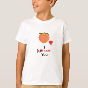"Je le coeur (s) vous" badine le T-shirt