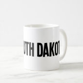 Je ❤️ le Dakota du Sud Mug Classique 11oz J'aime (Devant droit)