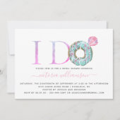 Je le fais | Invitation à la douche nuptiale à thè (Devant)