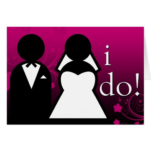 je le fais ! : mariée et mariée : (Devant horizontal)
