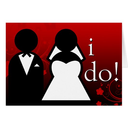 je le fais ! : mariée et mariée : (Devant horizontal)