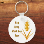 Je leest wat je ziet Wheat Sleutelhanger (Voorkant)