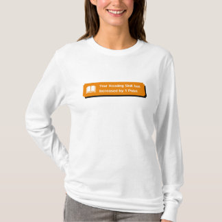 Je leesvaardigheid is toegenomen t-shirt