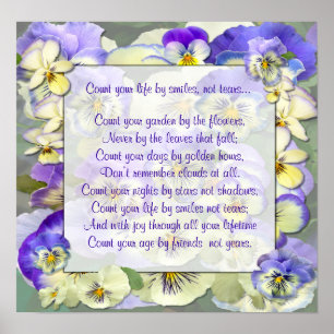 "JE LEVEN KLEINE TEKENEN" ~ Poster