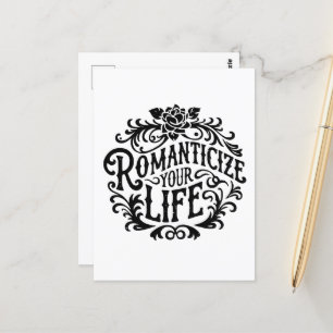 Je leven romantiseren briefkaart