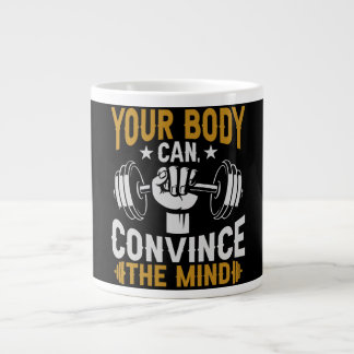 Je lichaam kan je geest overtuigen Fitness Gym wor Extra Grote Beker