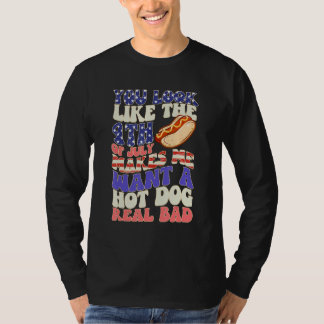 Je Lijkt Op 4 Juli Maakt Me Heten Hond Wil  T-shirt