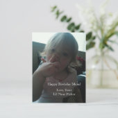 Je lil Nose Picker Briefkaart (Staand voorkant)