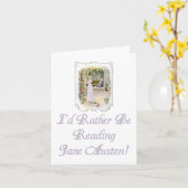 Je lirais plutôt Jane Austen ! Carte de note (Fleur jaune)
