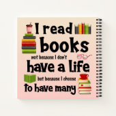 Je Lis Des Livres Parce Que Je Dirige Beaucoup De  (Dos)