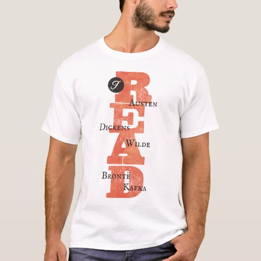 Je lis les auteurs T-Shirt personnalisé (Devant)